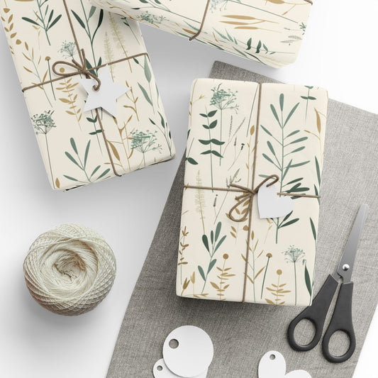Spring Botanical Wrapping Paper — Botanical Pattern