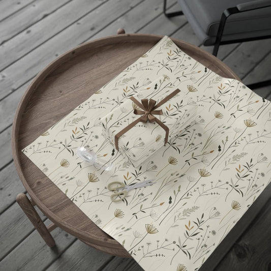 Spring Botanical Wrapping Paper — Botanical Pattern