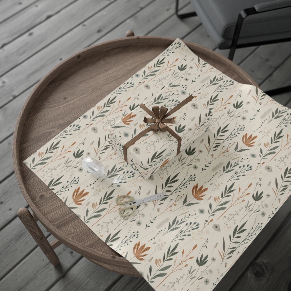 Spring Botanical Wrapping Paper — Botanical Pattern