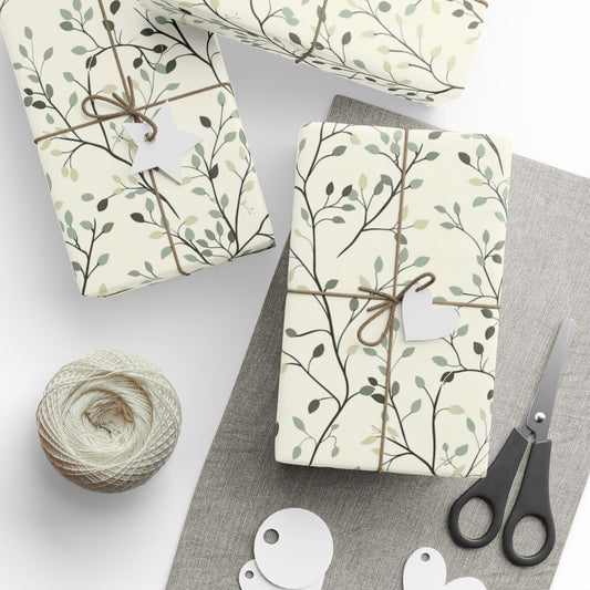 Spring Botanical Wrapping Paper — Botanical Pattern