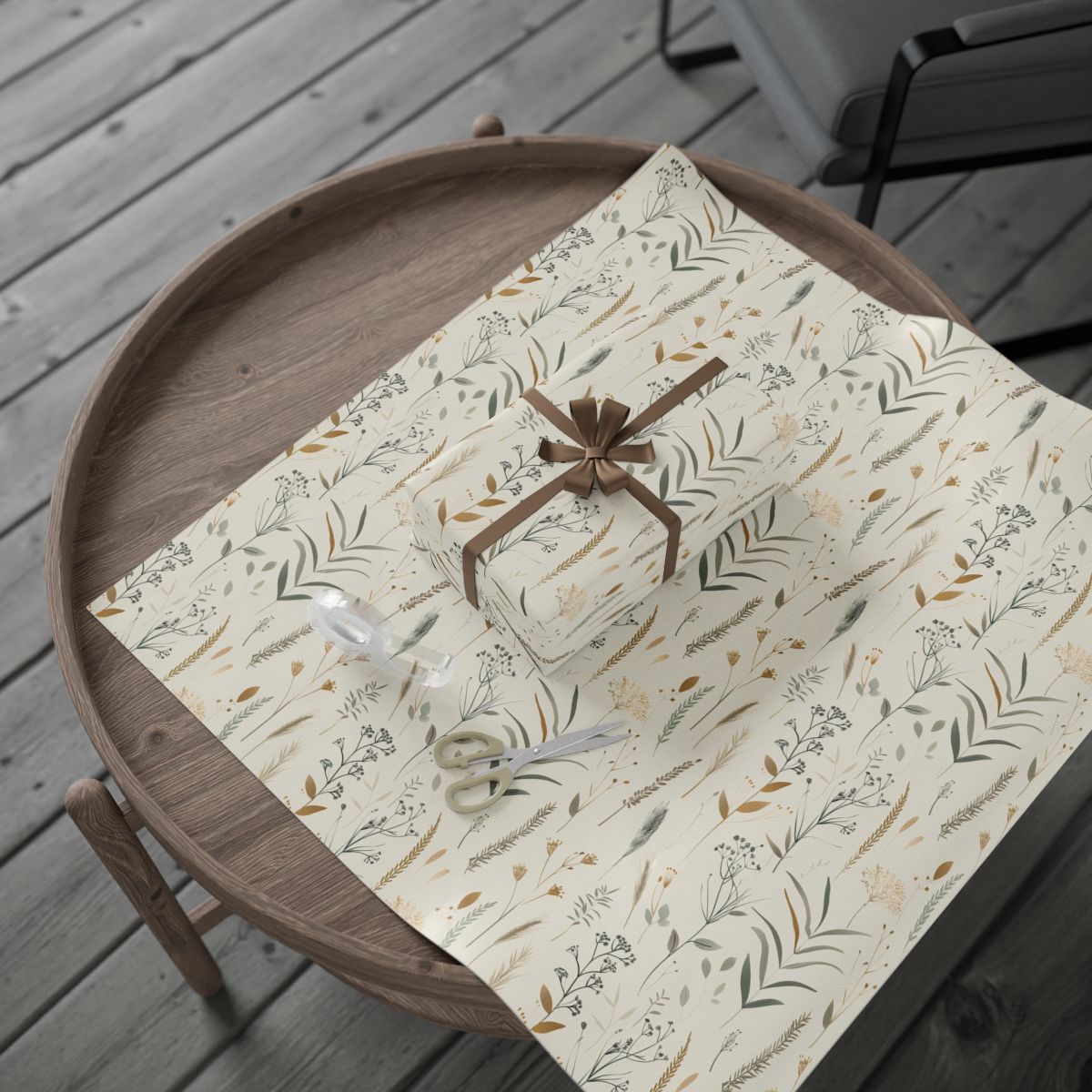 Spring Botanical Wrapping Paper — Botanical Pattern
