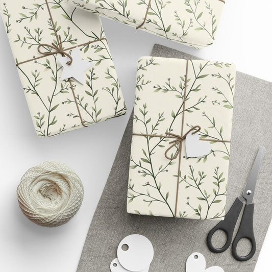 Spring Botanical Wrapping Paper — Botanical Pattern