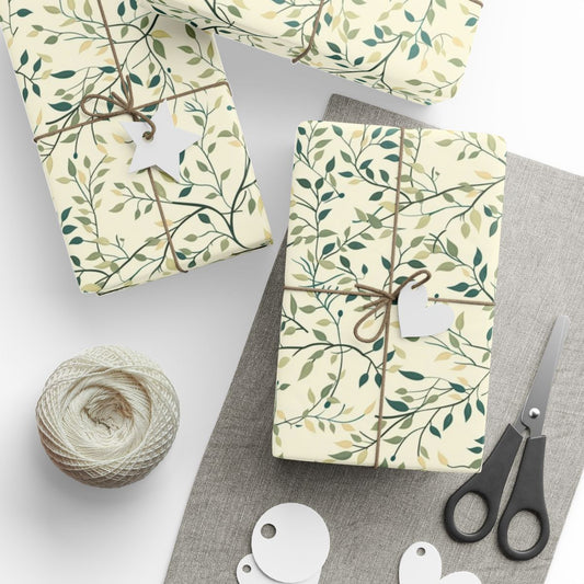 Spring Botanical Wrapping Paper — Botanical Pattern