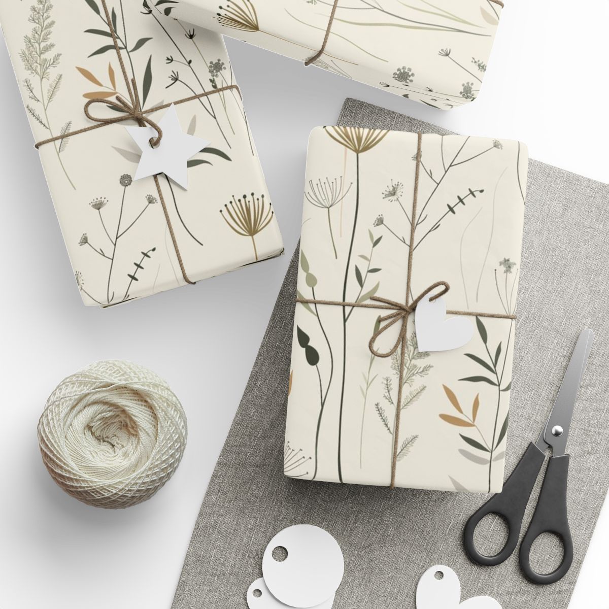 Spring Botanical Wrapping Paper — Botanical Pattern