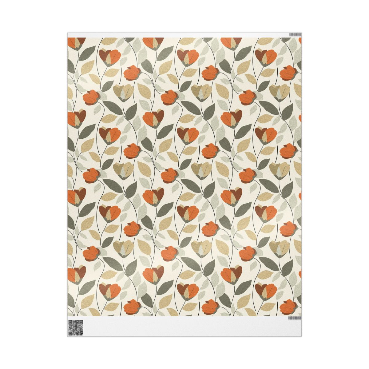 Spring Floral Wrapping Paper — Floral Pattern