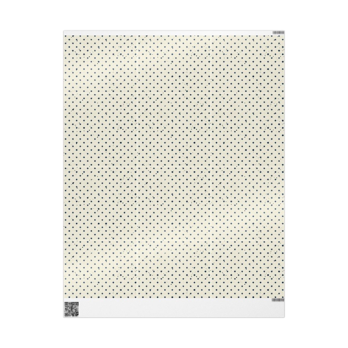 Star Grid Wrapping Paper | Minimalist Five-Pointed Star Pattern | All-Season Gift Wrap