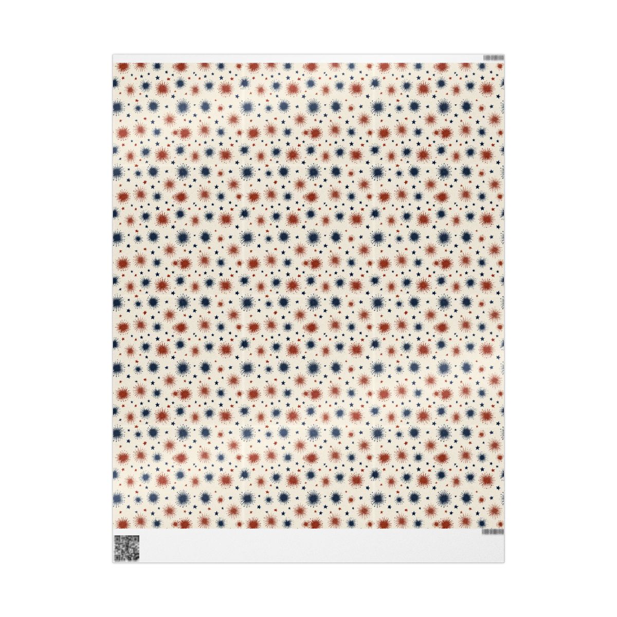 Starburst Fourth Wrapping Paper No. 1