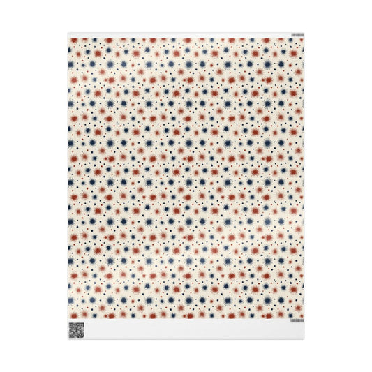 Starburst Fourth Wrapping Paper No. 1