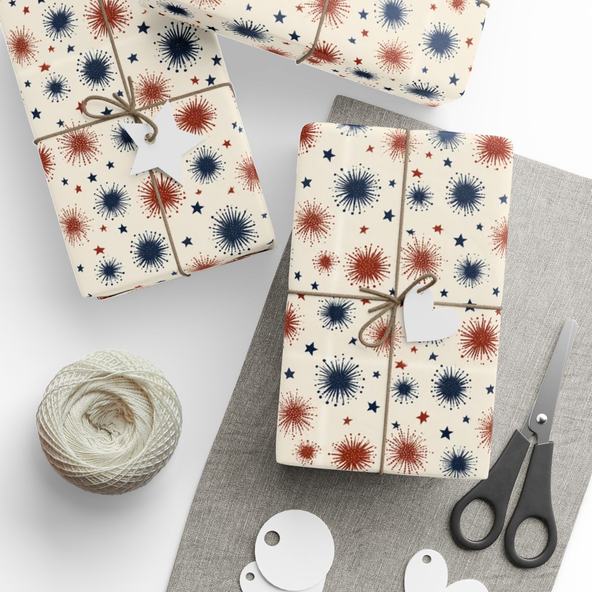 Starburst Fourth Wrapping Paper No. 1