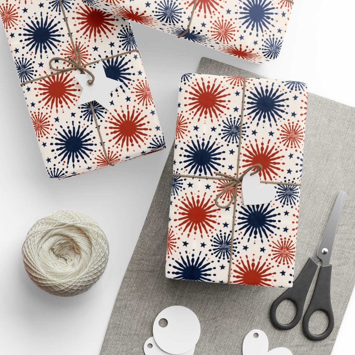 Starburst Fourth Wrapping Paper No. 4