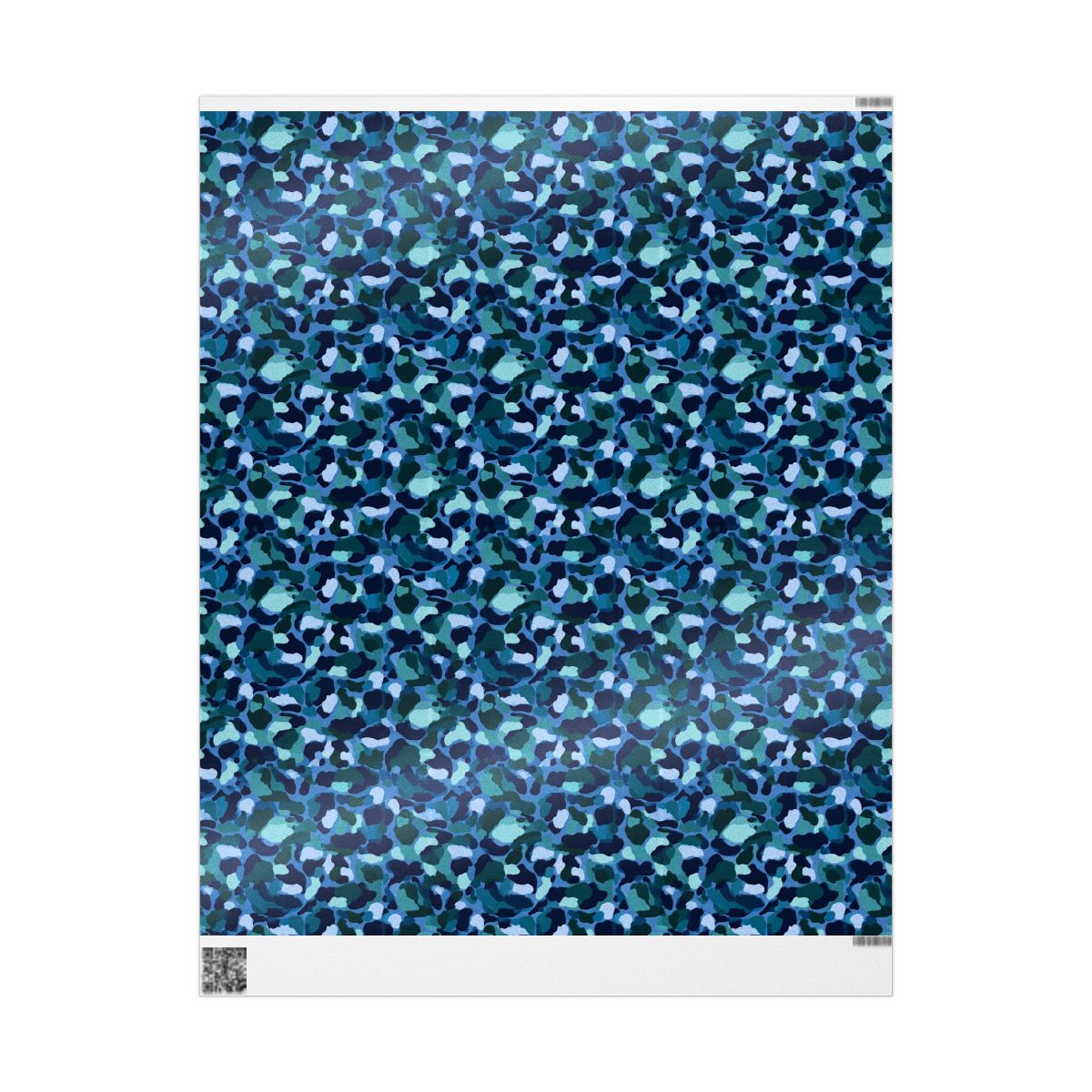 Stylized Camo Blotch Wrapping Paper