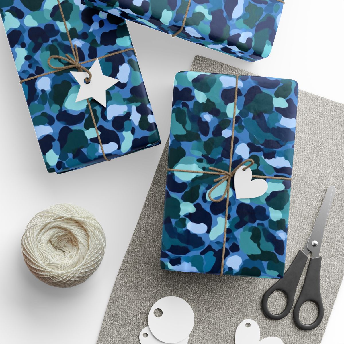Stylized Camo Blotch Wrapping Paper