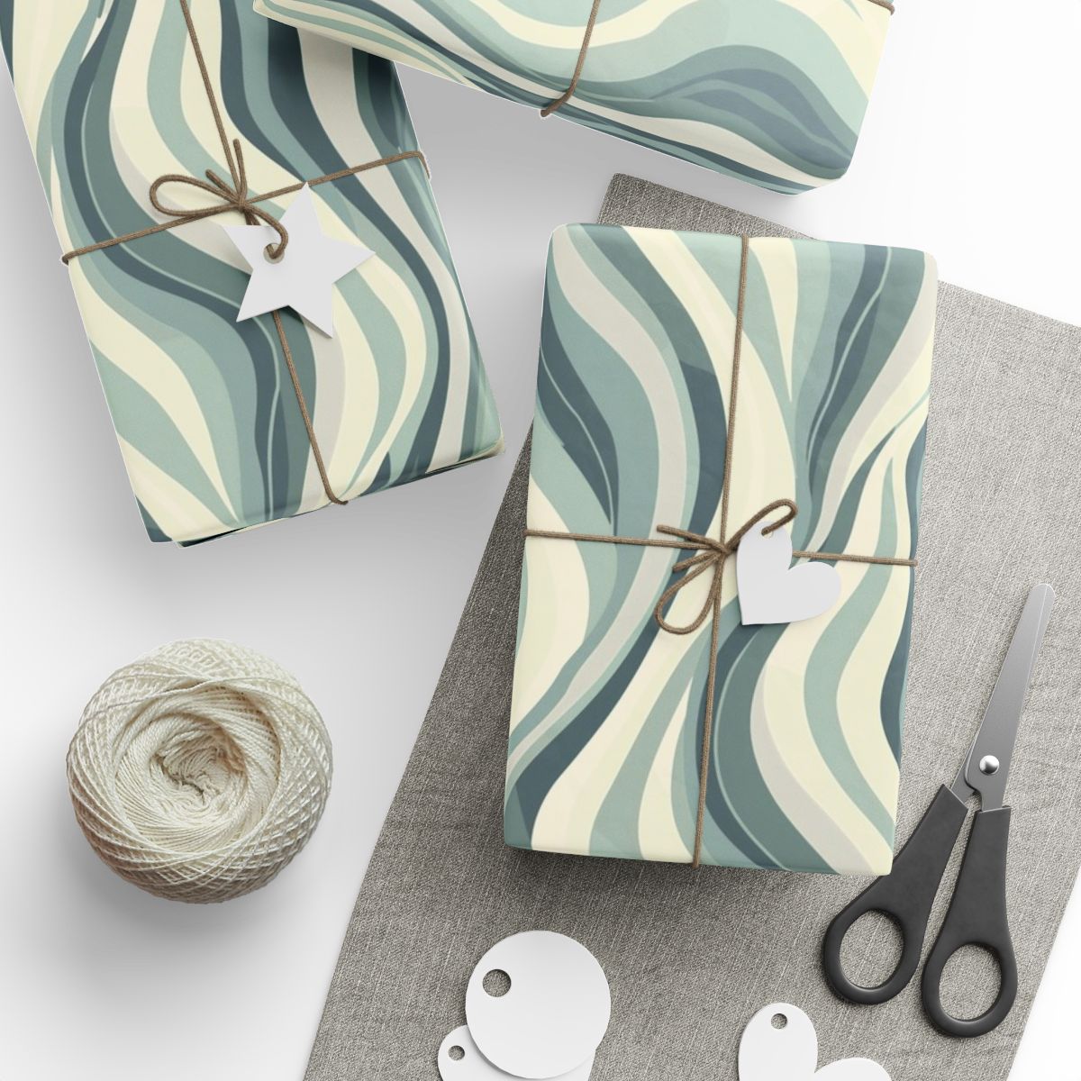 Summer Organic Wrapping Paper — Organic Pattern