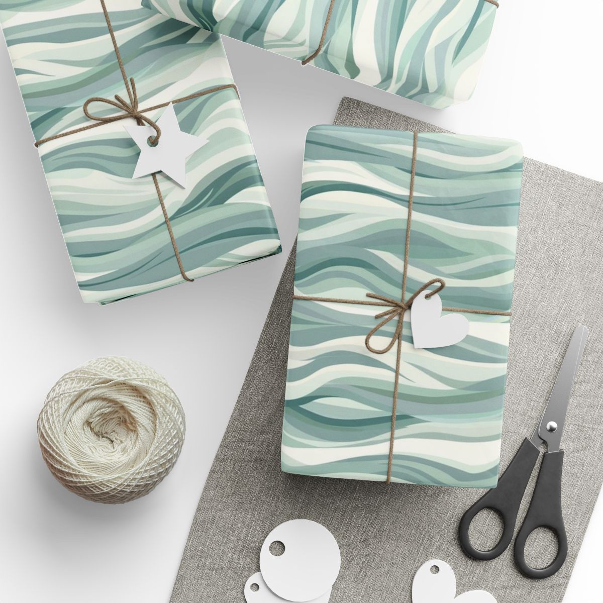 Summer Organic Wrapping Paper — Organic Pattern