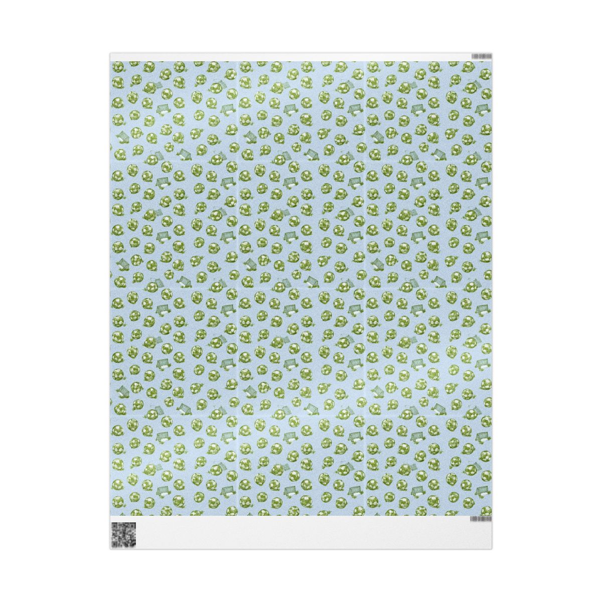 Summer Sports Wrapping Paper — Soccer Pattern (Design 6)