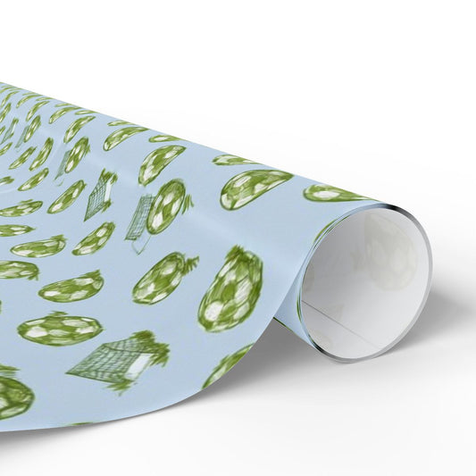 Summer Sports Wrapping Paper — Soccer Pattern (Design 6)