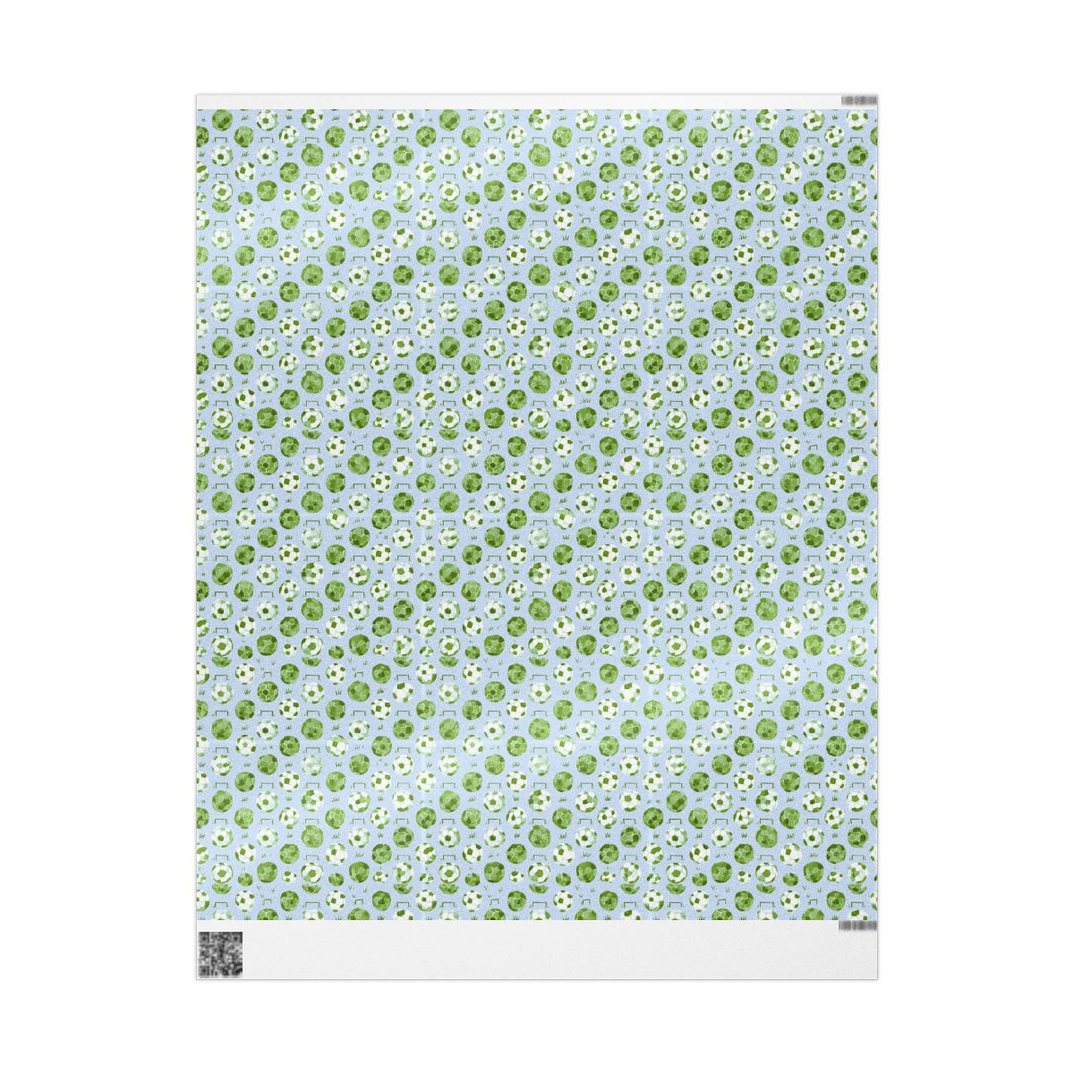 Summer Sports Wrapping Paper — Soccer Pattern (Design 8)