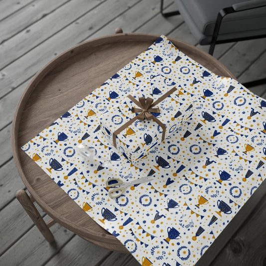 Summer Sports Wrapping Paper — Swim & Pool Pattern (Design 13)