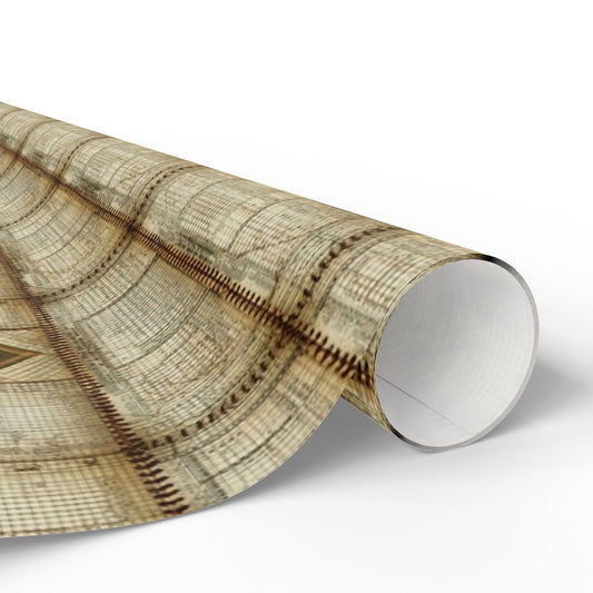 Summer Sports Wrapping Paper — Tennis & Court Pattern (Design 10)