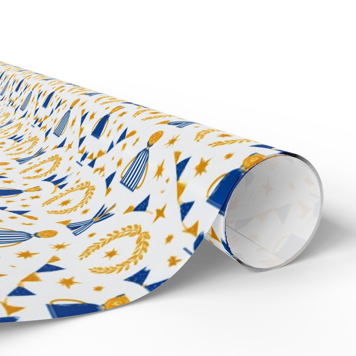 Summer Sports Wrapping Paper — Trophy & Award Pattern (Design 14)