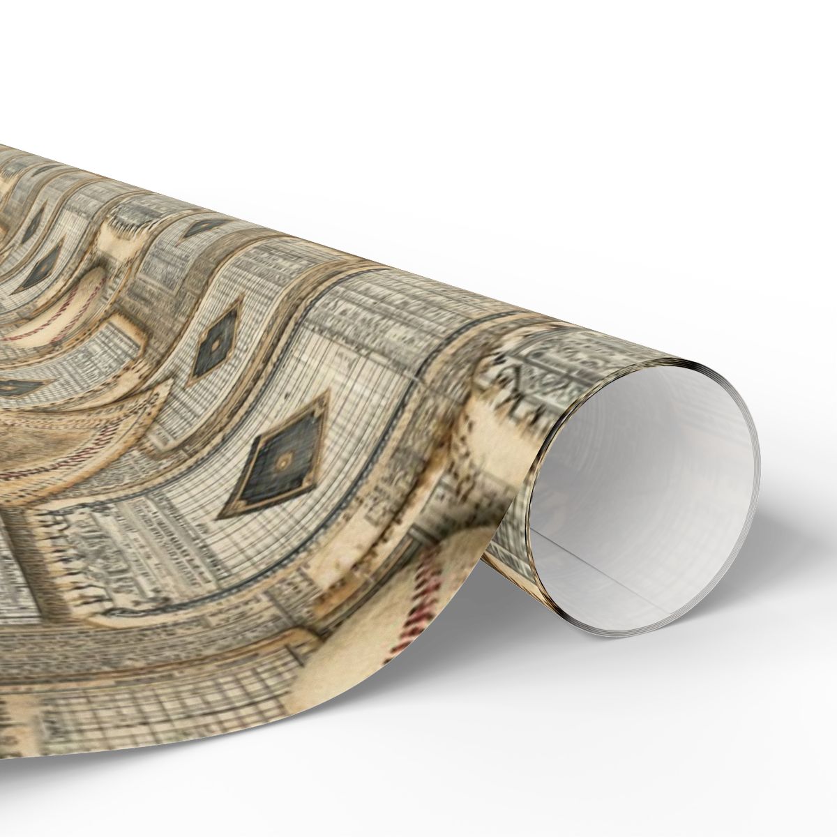 Summer Sports Wrapping Paper — Vintage Baseball Pattern (Design 9)