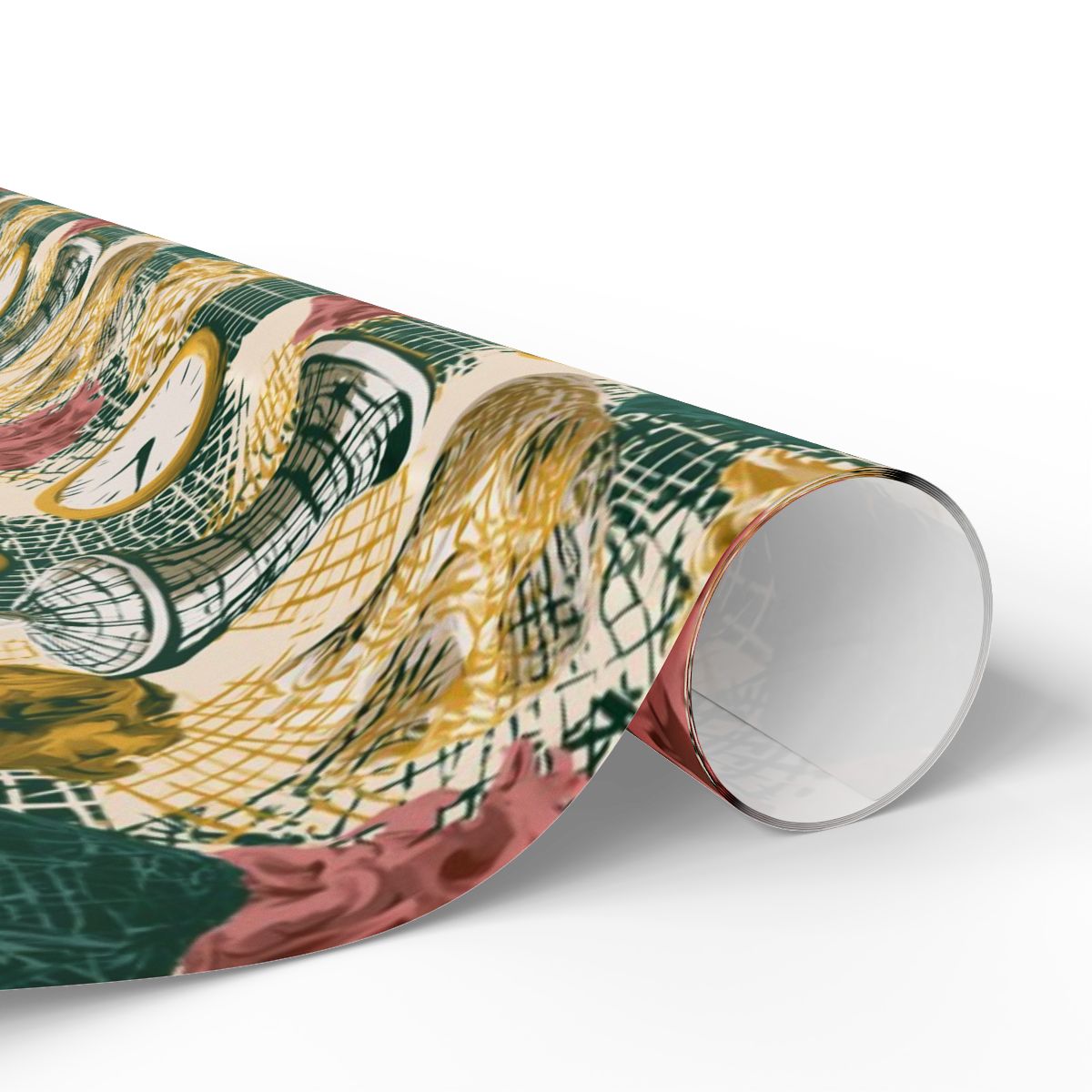 Surrealist Clocks & Curiosities Wrapping Paper