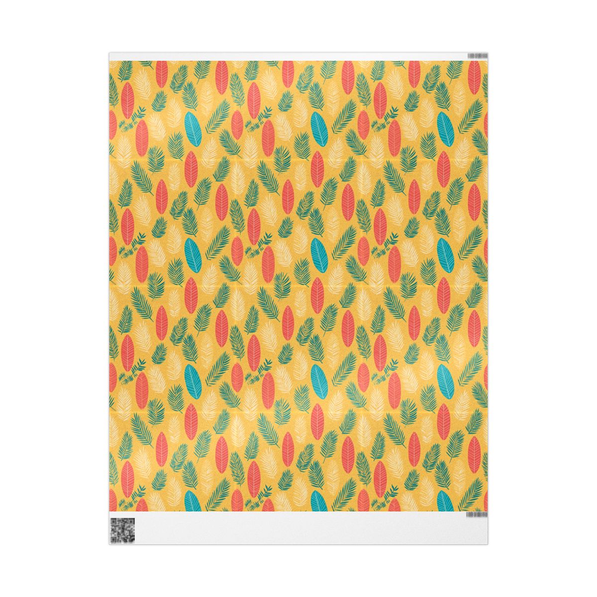 Tropical Palm Leaf Wrapping Paper