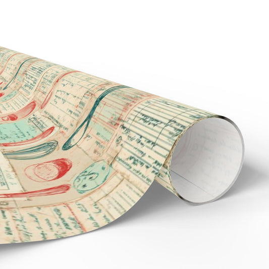 Vintage Archive Pattern Wrapping Paper — Collection No. 001