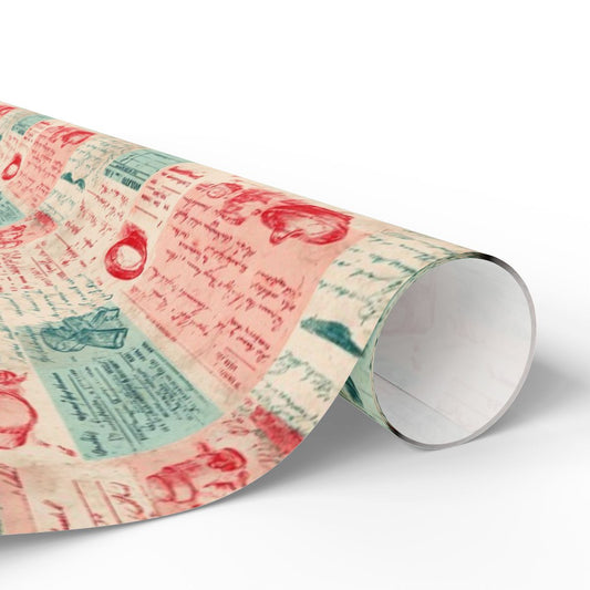Vintage Archive Pattern Wrapping Paper — Collection No. 004