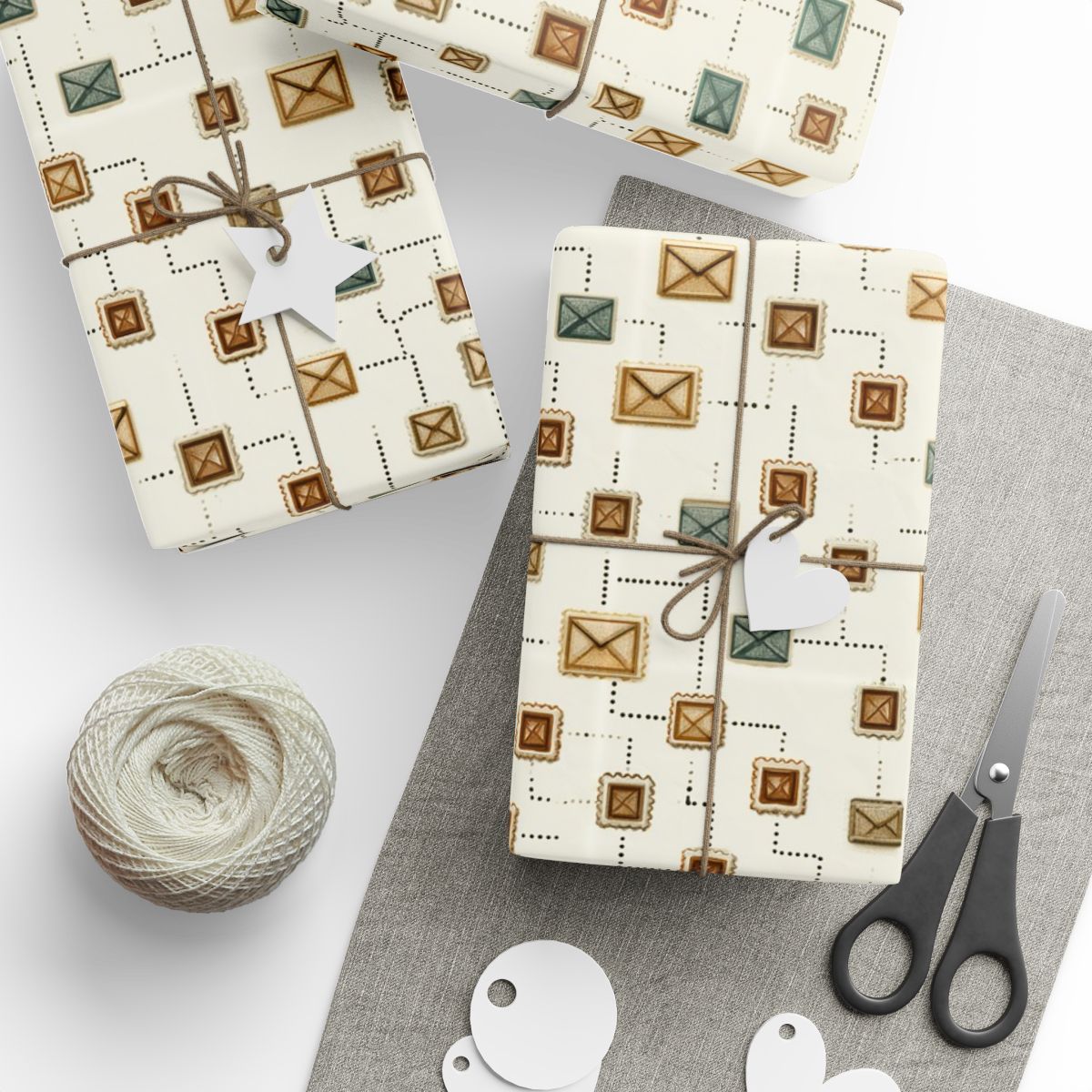 Vintage Postal System Wrapping Paper