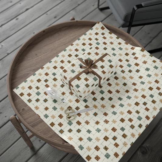 Vintage Postal System Wrapping Paper