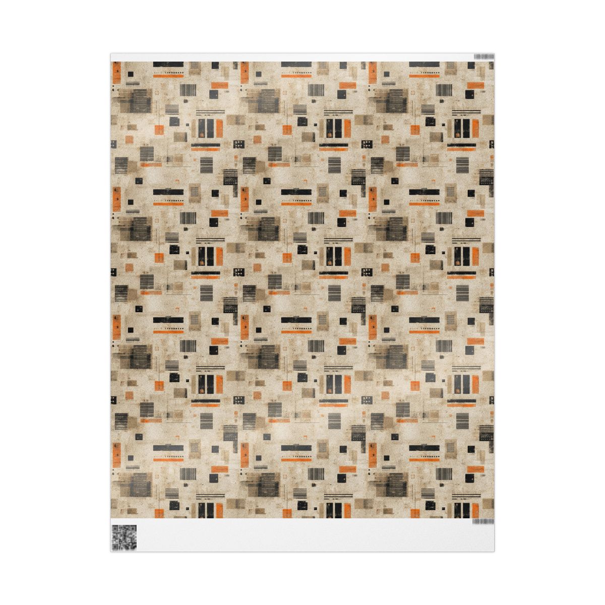 Warehouse & Industrial Pattern Wrapping Paper — Bay No. 001