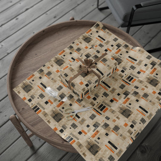 Warehouse & Industrial Pattern Wrapping Paper — Bay No. 001