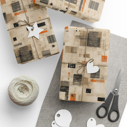 Warehouse & Industrial Pattern Wrapping Paper — Bay No. 001