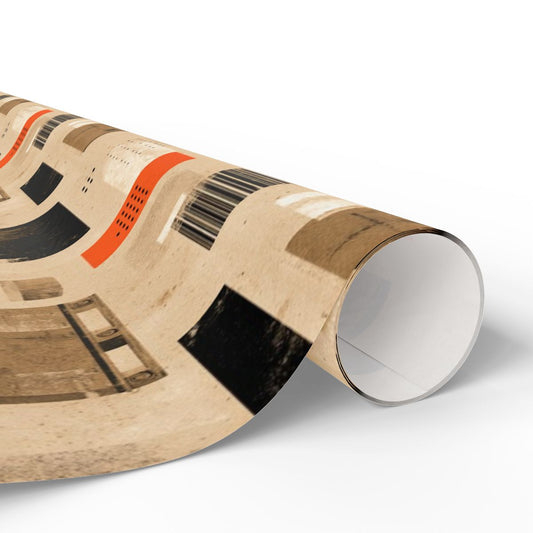 Warehouse & Industrial Pattern Wrapping Paper — Bay No. 002