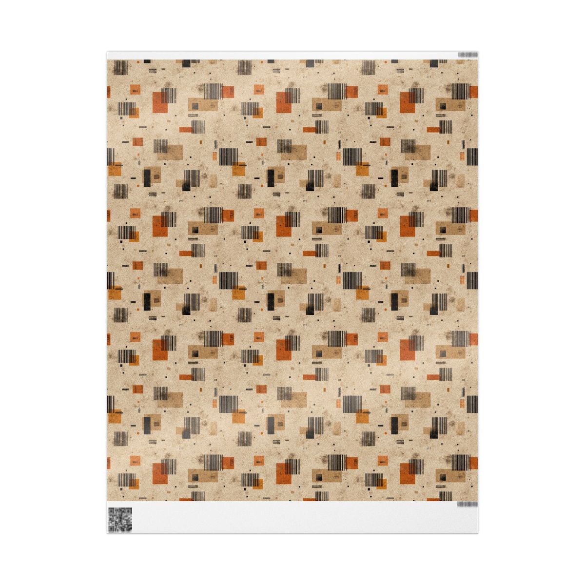 Warehouse & Industrial Pattern Wrapping Paper — Bay No. 003