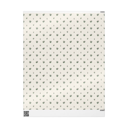 Wildflower Sprig Wrapping Paper No. 1