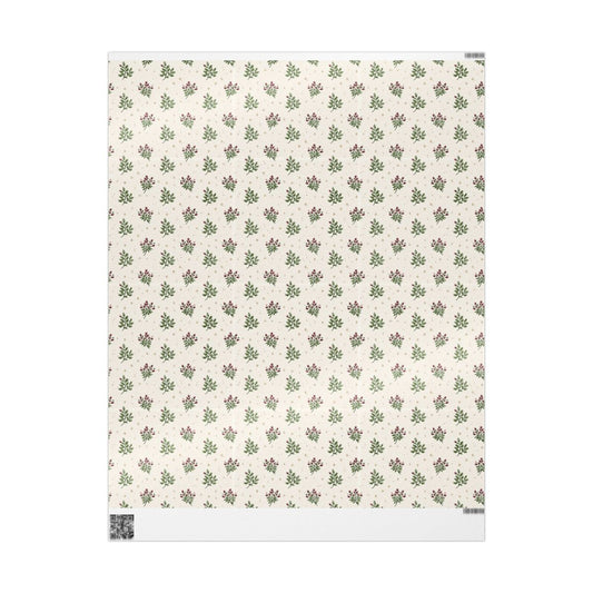 Wildflower Sprig Wrapping Paper No. 2