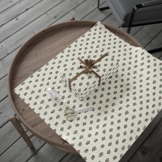 Wildflower Sprig Wrapping Paper No. 3